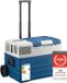 Merkloos Compressor koelbox 52 liter met trolleyfunctie en USB-aansluiting