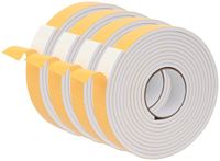 vidaXL Zelfklevende schuimtape - Wit - 40mm x 5m - 4 stuks