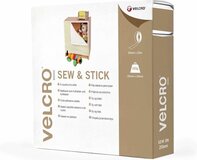 Velcro Klittenband - Wit - 20mm x 25m - Zelfklevend & Opnaaibaar