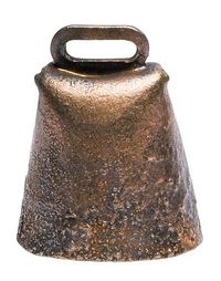 JANUEL - Bell bel van messing, handgemaakt in Frankrijk, nr. 0 - hoogte 35 mm