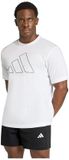 Adidas Workout Essentials Feelready Logo T-shirt Korte Mouwen Wit M