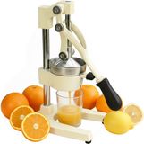 Merkloos Relaxdays Citruspers - handmatig - metaal - beige