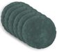 vidaXL Taie d'oreiller Heerlen Coton satin Mer bleu 6 pièces Diamètre 60 cm