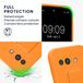 kwmobile back cover voor smartphone - geschikt voor Google Pixel 9a - 1x beschermhoesje van kunststof - In fruitig oranje