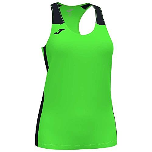 Joma Tanktop Dames Record II - Neon Groen/Zwart