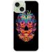 Apple Siliconen hoesje compatibel met iPhone 15 Carnival-masker