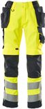 Mascot Safe Supreme Pantalon avec poches holster 15531-860 - jaune fluo/bleu marine foncé - C66