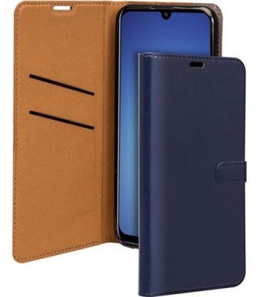 Bigben Connected, Folio Wallet Case with Magnetic Closure for Huawei P Smart 2021, Marine Blue