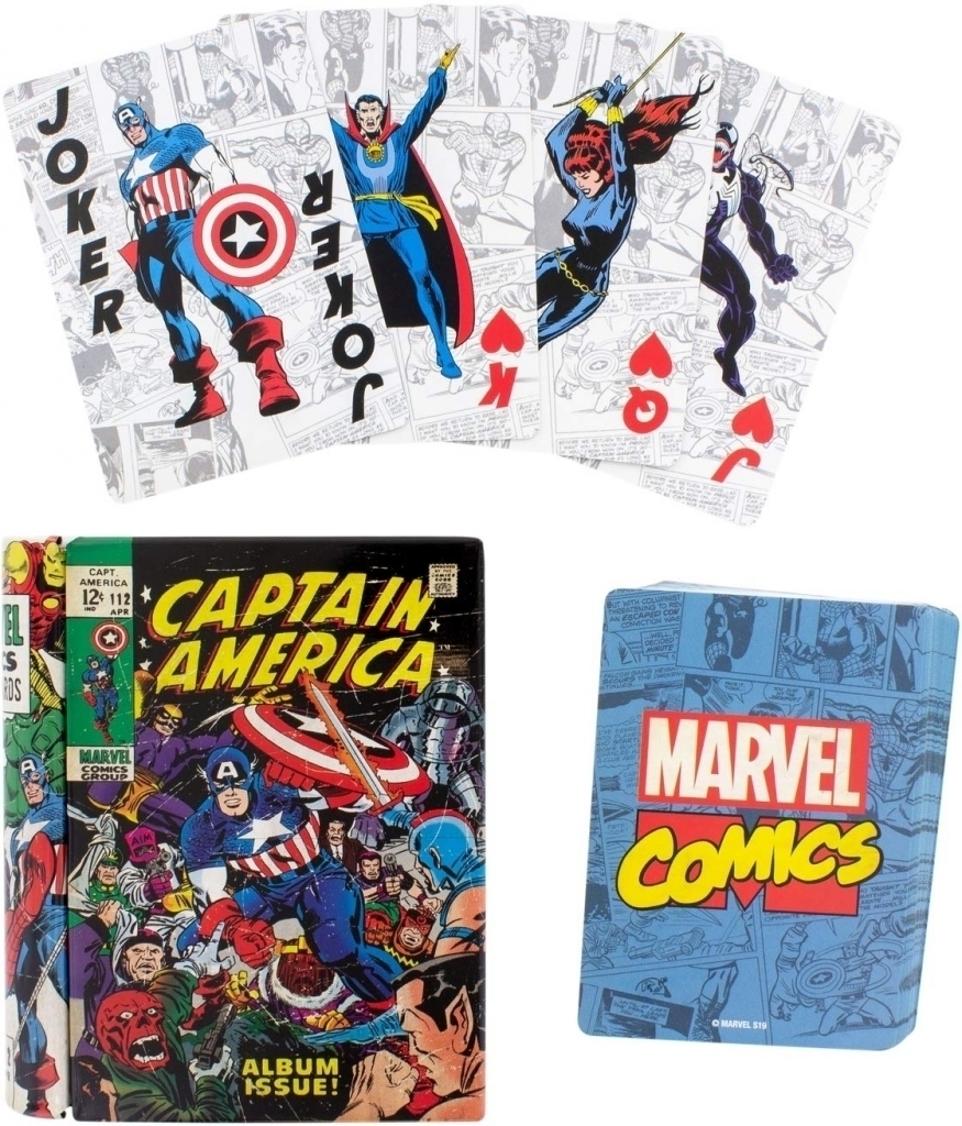 Paladone marvel - comic book playing cards