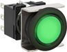 Idec LB6L-M1T64G Bouton-poussoir lumineux 250 V, 125 V, 30 V 5 A 2x Off/(On) Momentané (Ø) 22 mm IP65 Vert 1 pièce(s)