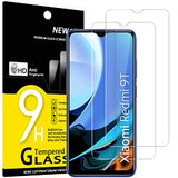 NEW'C 2 Stuks Screen Protector voor Xiaomi Redmi 9T, Xiaomi Poco M3