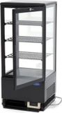 Maxima Mini Koelvitrine - 78 L - 43 cm - Zwart