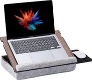 Vigo Wood Ergonomische Laptopstandaard - In hoogte verstelbaar - Walnoot