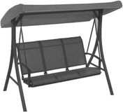 Famanu – Waterdicht schommeldak voor tuin en terras, universele luifel voor schommelbank en veranda, Natuurhout Metaal Stof 1 stuk(s) 23 cm