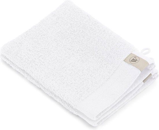 Walra Washand Soft Cotton - 2x 16x21 - 100% Katoen - Wit