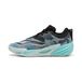 PUMA All-Pro NITRO™ 2 uniseks basketbalschoenen, Blauw/Wit, Maat 42,5