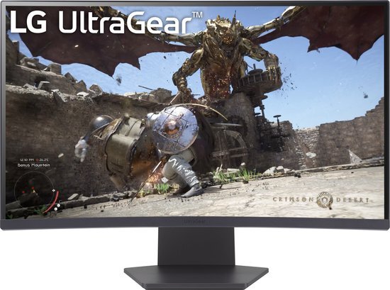 LG 27GS60QC-B - QHD Curved UltraGear Gaming monitor - 144hz - 27 inch