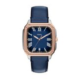Fossil Heren analoog kwartshorloge met lederen armband FS6149