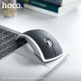 Hoco Hoogwaardige universele Opvouwbare Draadloze Muis 2.4 Ghz Zwart-zilver