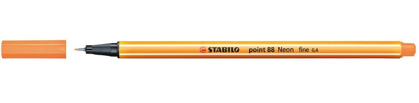 Stabilo point 88 Neon - Oranje - Fijnschrijvers