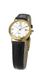 Orphelia MON-7083/1 Dameshorloge - Leer - Zwart - Goudkleurig - Ø 25 mm