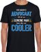 Bellatio Decorations Shoppartners Bv Deze kanjer is advocaat net als een gewone man maar dan veel cooler t-shirt zwart - heren - beroepen / vaderdag / cadeau shirts XL