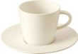 Villeroy & Boch Manufacture Rock Koffiekop en -schotel Wit