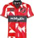 The Rolling Stones Jagger Rock FC Heren Jersey - rood - XXL