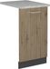 Vicco R-Line Façade de lave-vaisselle – 45 cm, WB Marbre Chêne artisanal