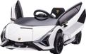 Homcom Voiture de sport électrique 12V avec télécommande - Voiture à batterie, Voiture d'enfant, Voiture jouet - Blanc
