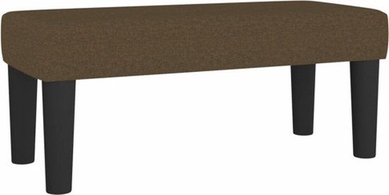 vidaXL Bankje 70x30x30 cm stof bruin