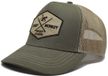 Surf Monkey Trucker Cap - 5 Panel - One Size - Snapback - Beige Groen