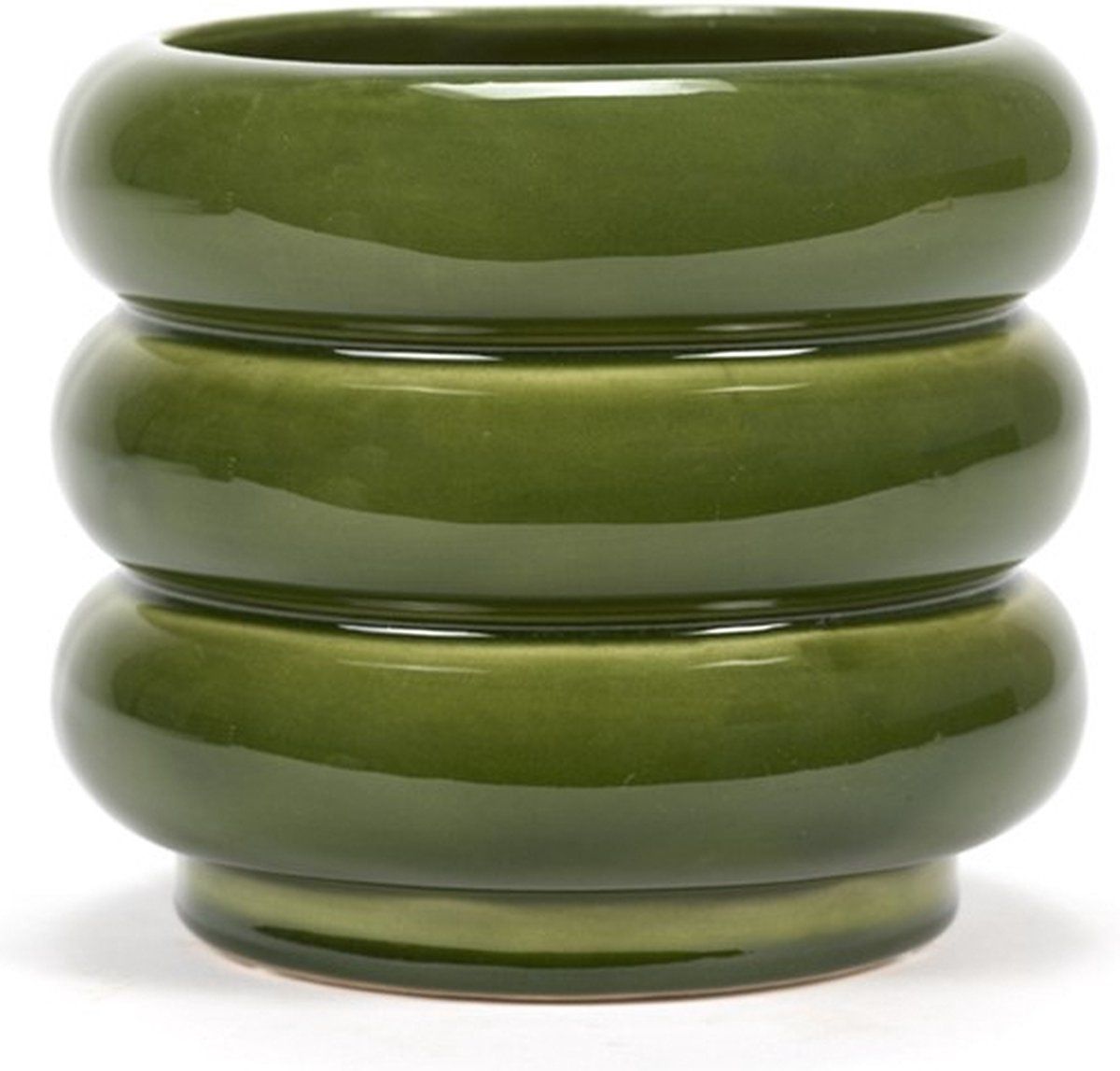 Serax Bloempot-Sierpot Groen D 12.5 cm H 11.5 cm