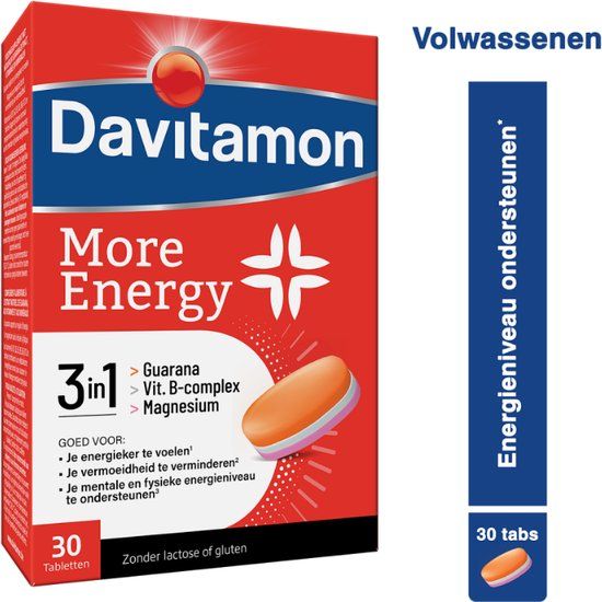 Davitamon® More Energy 3-In-1 30 Tab