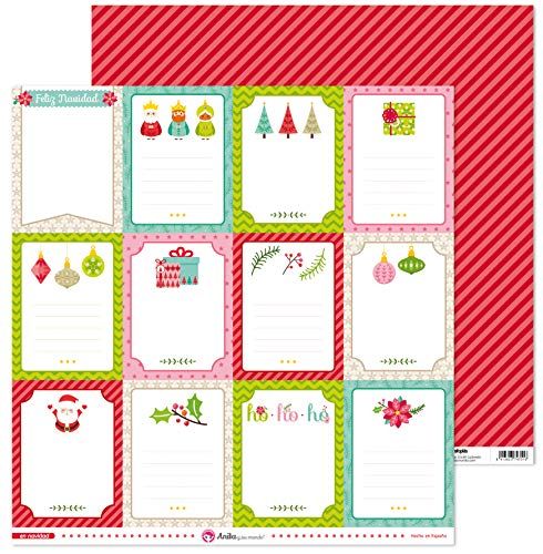 Anita y Su Mundo Anita & Zijn Wereld collectie in Kerstmis scrapbooking papier, kaarten, 30,5 x 30,5 cm