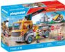 PLAYMOBIL 71750 Véhicule de construction avec grue, ouvriers et accessoires, Action Heroes, Chantier, 55 pièces, à partir de 4 ans