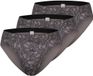 Mey Heren slip / onderbroek 3 pack Bc Paisley zwart