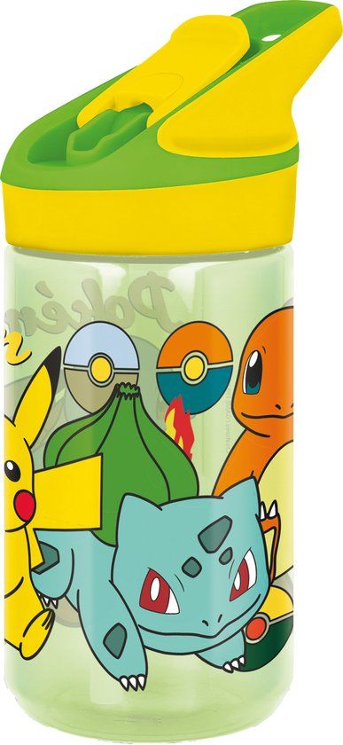 4KidsOnly Pokémon Tritan Premium Drinkfles Green Forest - 480 ml