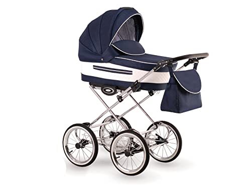 SaintBaby Retro kinderwagenset babyzitje en isofix optioneel Eleganto by Ocean CE 04 3-in-1 met babyzitje