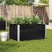Maison Exclusive - Jardinière Noir 120x80 cm Bois massif Pin