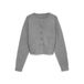 VERO MODA gebreid vest met wol - grijs
