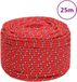 vidaXL - Boottouw - 8 mm - 25 m - Polypropyleen - Rood