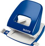 Leitz NeXXt WOW metalen bureau perforator - blauw/wit