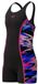 Speedo Hyperboom Splice Muscleback zwembroek voor meisjes, zwart, 10