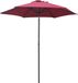 vidaXL Parasol 200x224 cm aluminium bordeauxrood