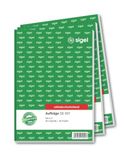 Sigel SD001 order, 2-voudig, A5, 2x40 vellen, zelfdoorschrijvend A5, 2 x 40 vellen. 3 Stuk