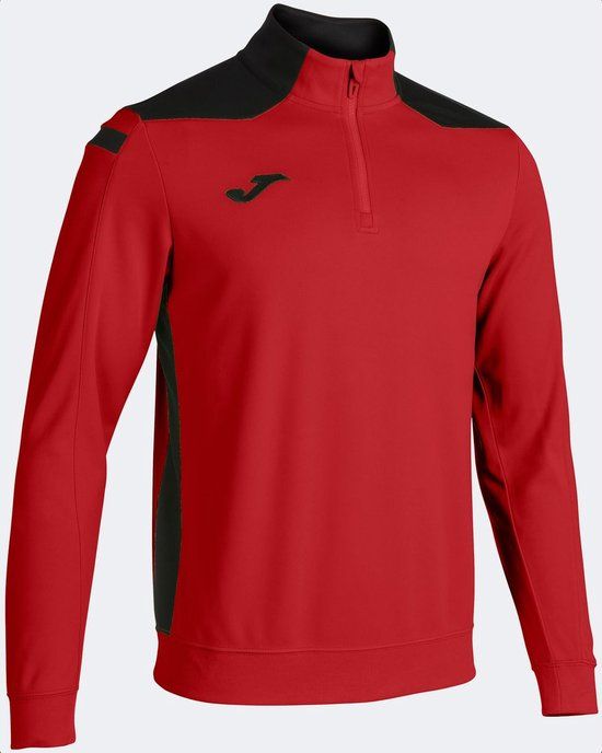 Joma Championship VI Ziptop Kinderen - Rood / Zwart | Maat: 116