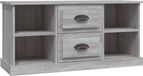 vidaXL Tv-meubel 99,5x35,5x48 cm bewerkt hout grijs sonoma eikenkleur