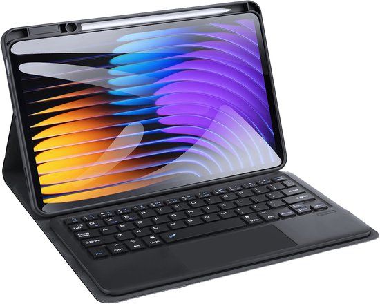 Dux Ducis Toetsenbord hoes geschikt voor Xiaomi Pad 7/7 Pro - Met Pencil Houder - Afneembaar - QWERTY - Tablet toetsenbord met touchpad - Zwart