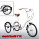 Corvance B.V. 3-roues – Tricycle – Vélo senior – Vélo confortable – Roues de 20 pouces – Grand panier arrière – Selle réglable
